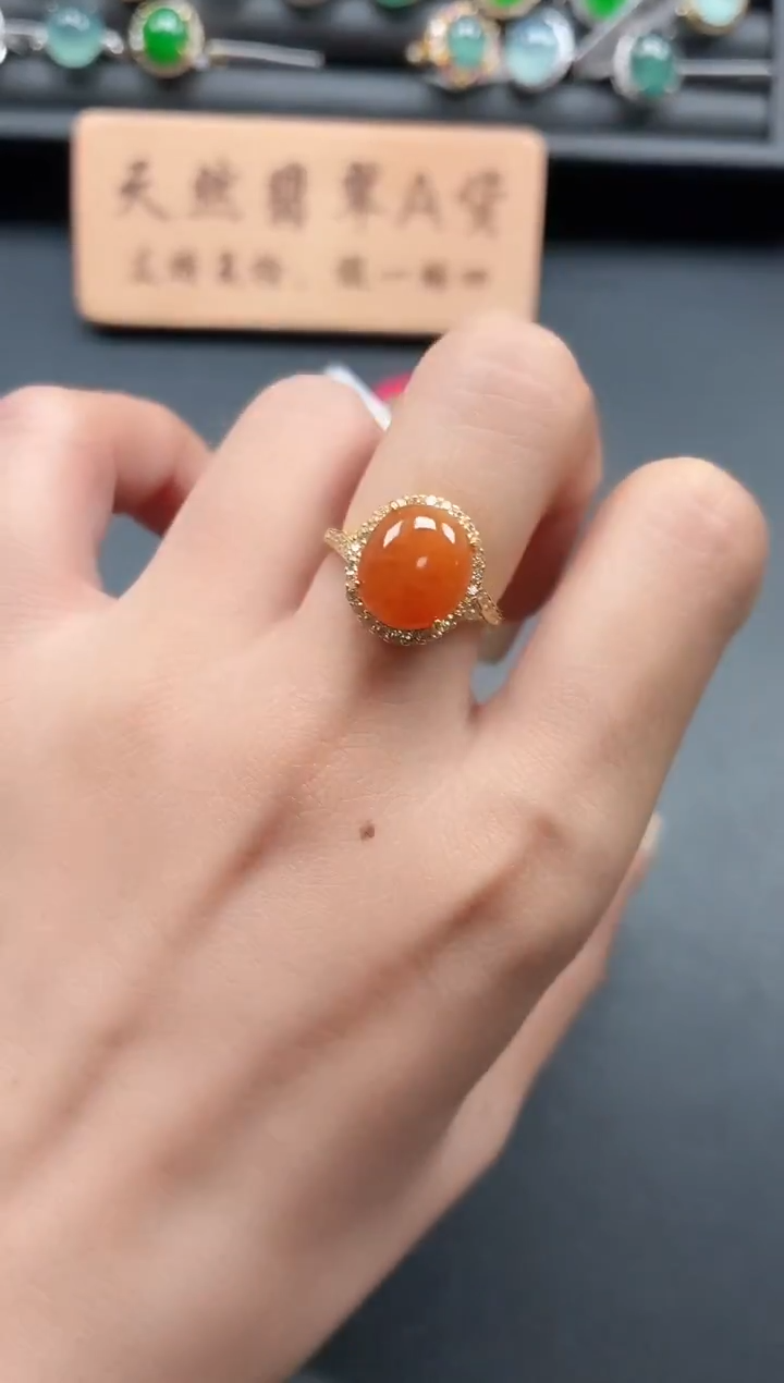 银S925镶嵌戒指翡翠11111