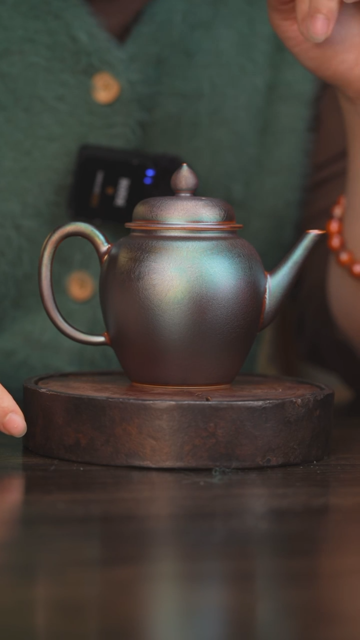 【闪购商品】杯74柴房陶瓷丨窑宝将军壶