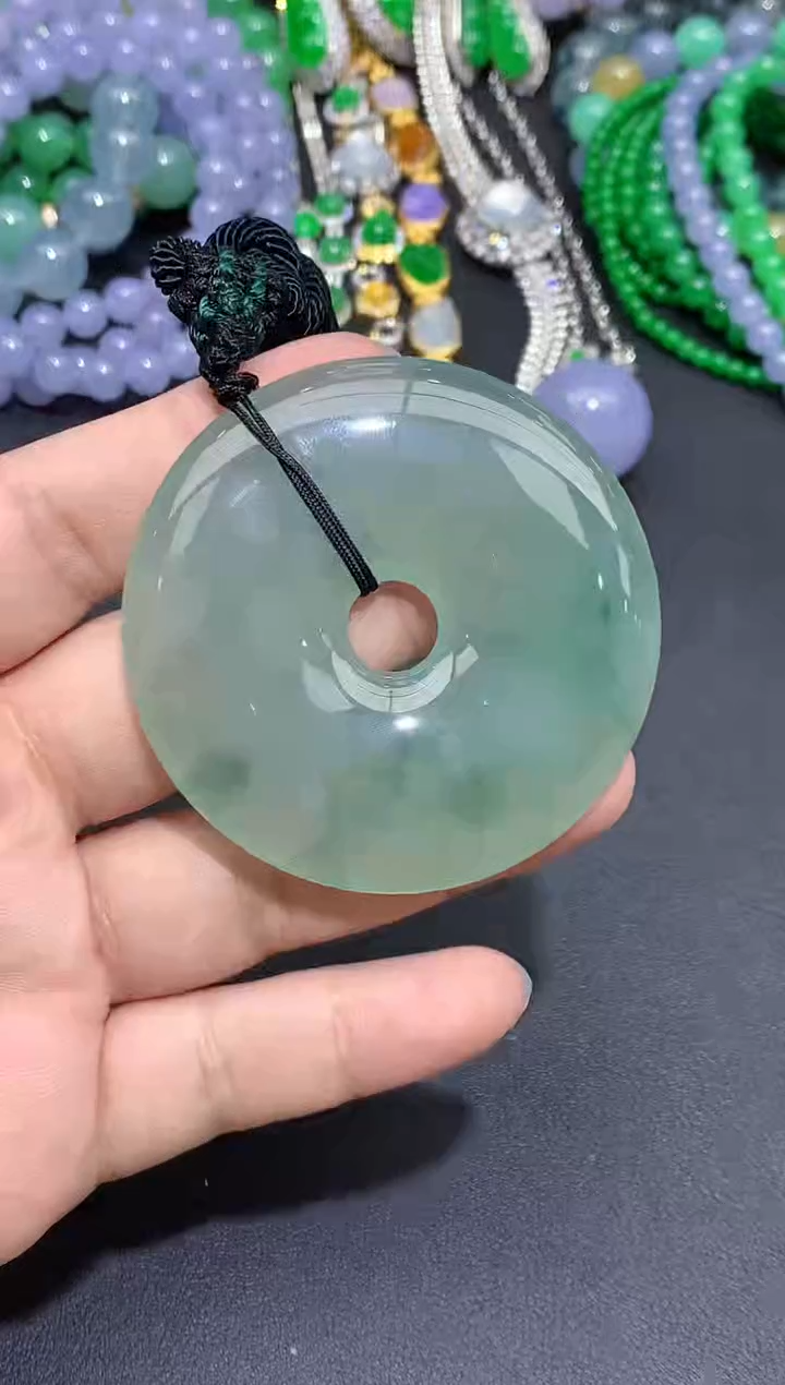 翡翠未镶嵌颈饰秋**飒486-春日珠宝