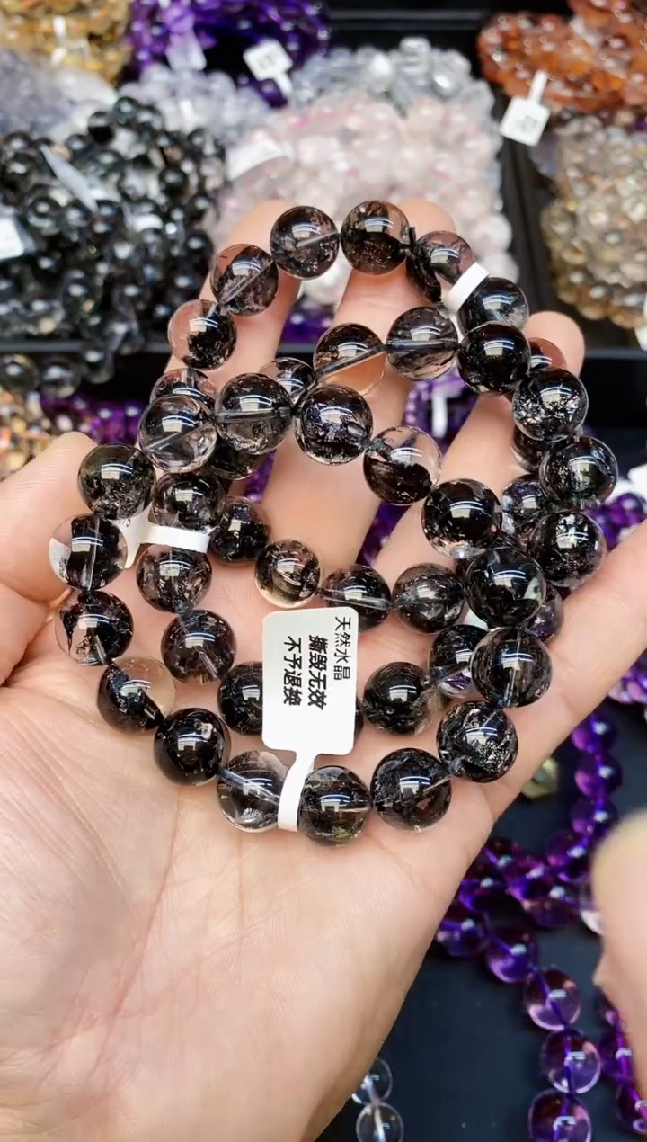 【闪购商品】水晶手链未镶嵌A42 闪灵 12mm 多样性发其一