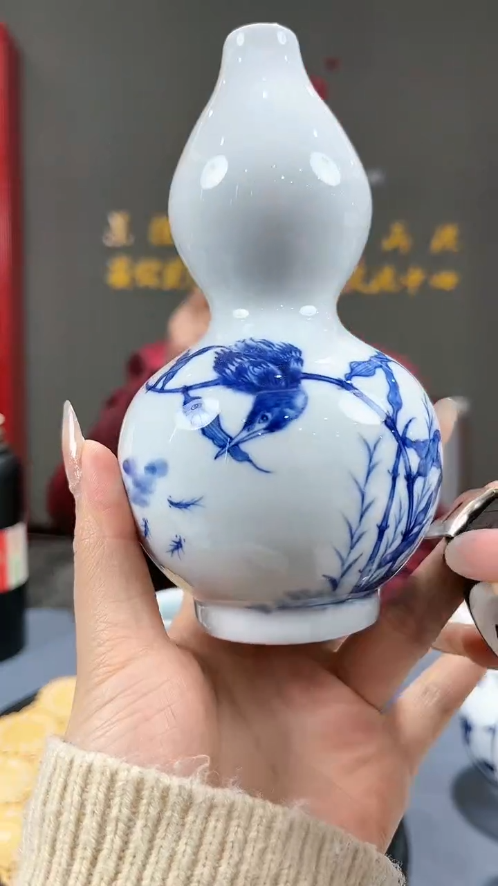 【闪购商品】官窑瓷画院098官窑瓷画院单翠葫芦