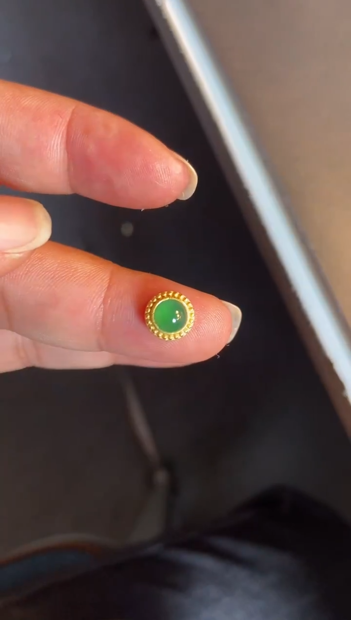 吊坠(不含链)银S925镶嵌翡翠1