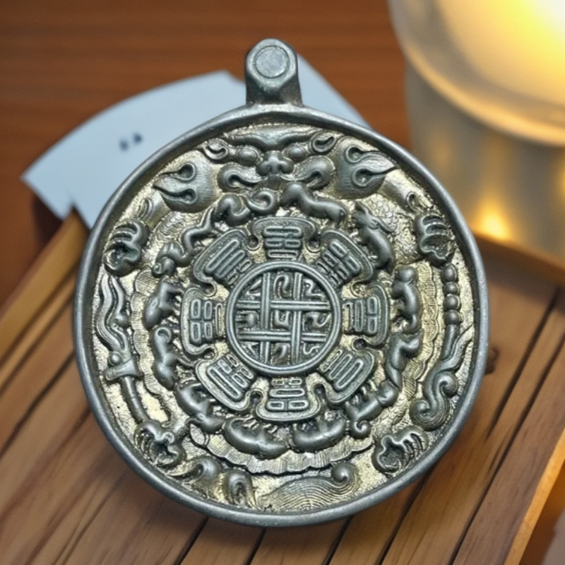 九宫八卦麟甲雄 纯手工天铁材质 