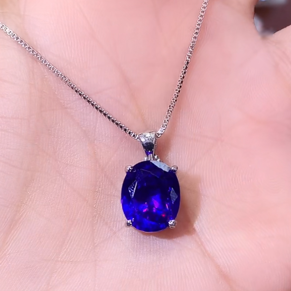 高奢定制-帝 王紫色 吊坠白1012