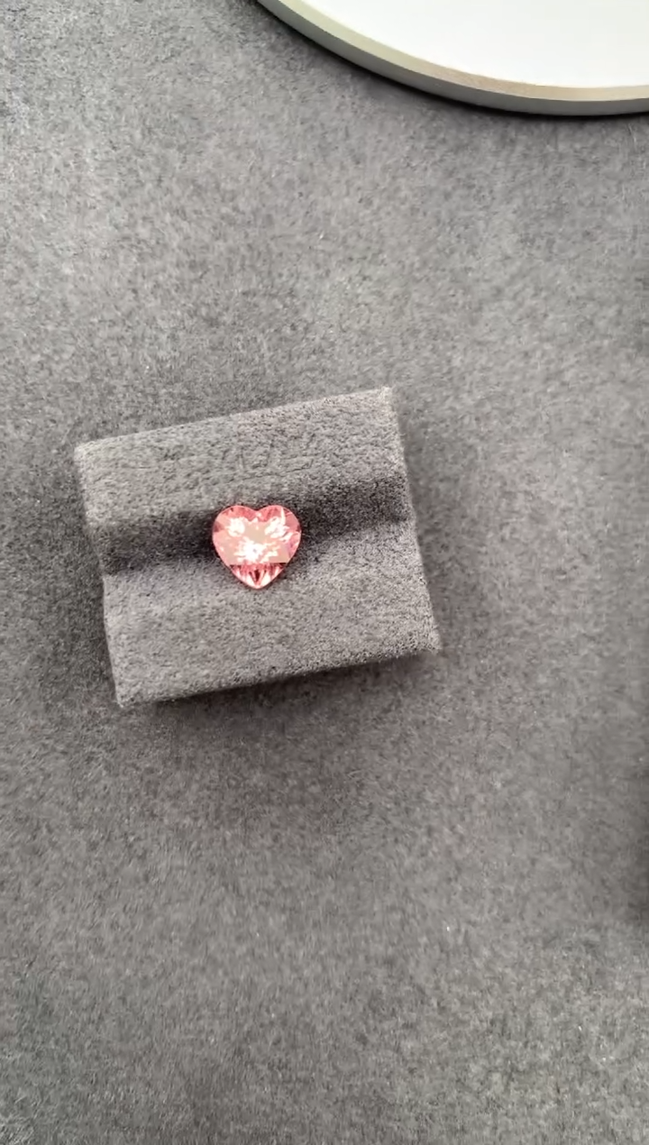 未镶嵌珠宝半成品碧玺1.7ct粉碧玺  定制  GH