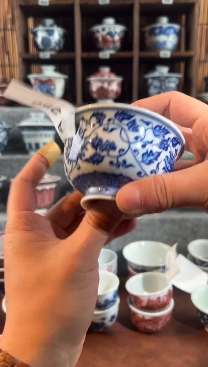 【闪购商品】a256天禄言瓷高足盖碗