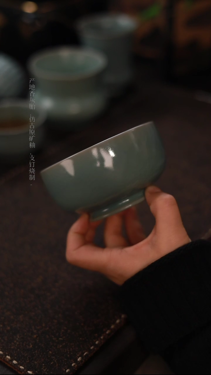 【闪购商品】杯一级品青绿仿古罗汉小碗