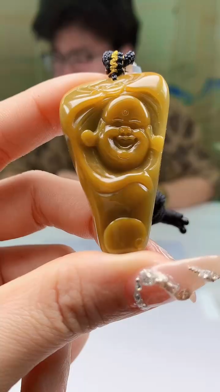 【闪购商品】定制翡翠未镶嵌4688ty-毛货挂件82