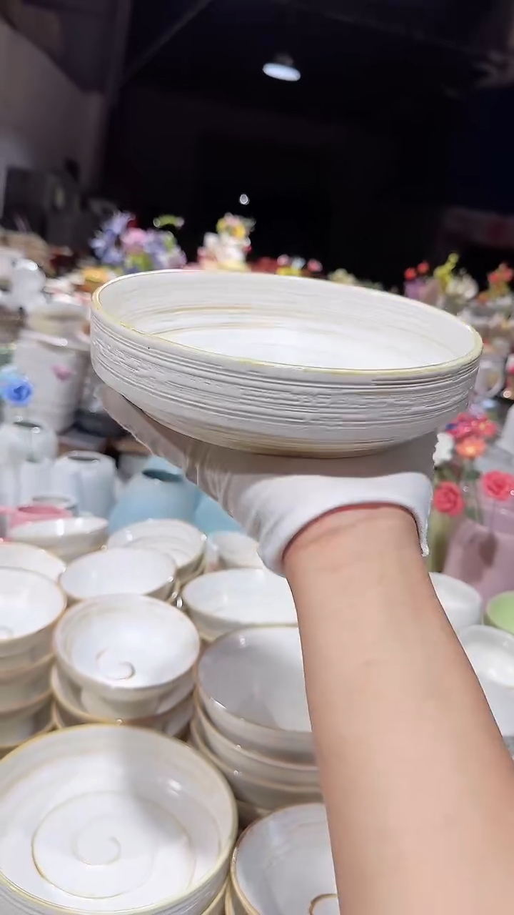 陶瓷旧时光钵钵深盘微瑕 凑满20元包邮