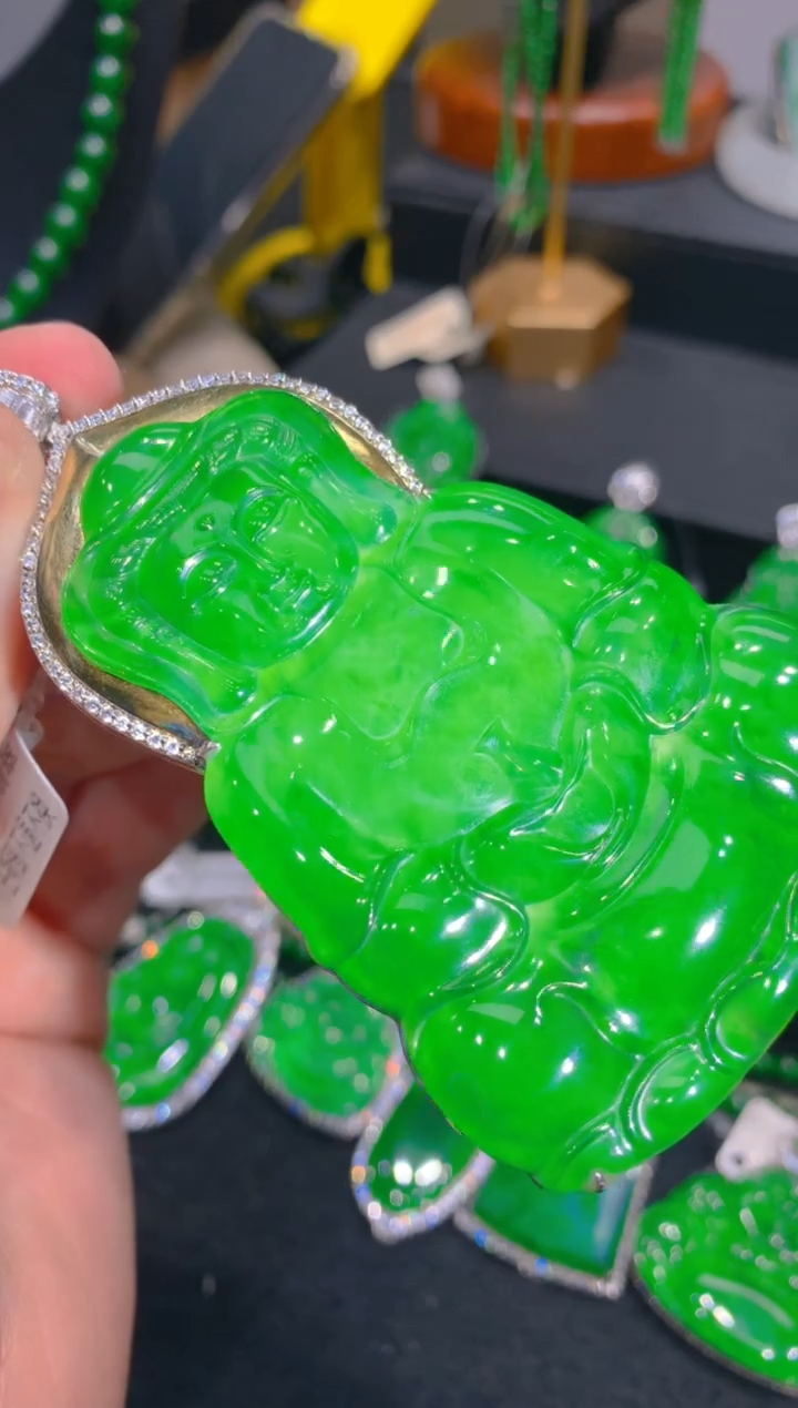 【闪购商品】翡翠颈饰银S925镶嵌一季