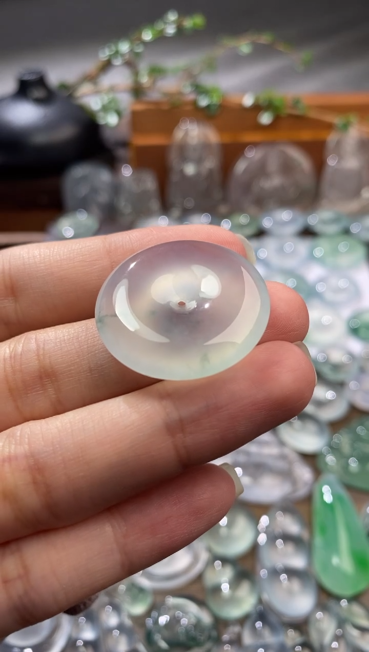 吊坠(不含链)未镶嵌翡翠扣子