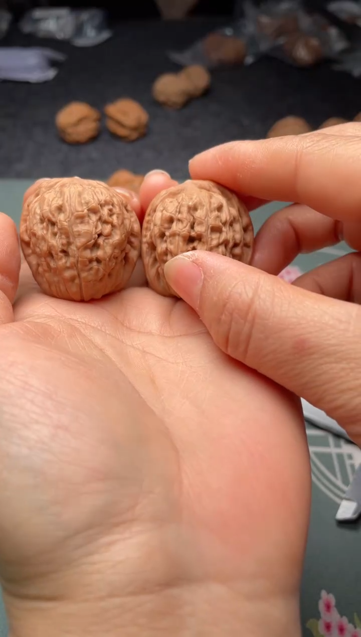 把件文玩核桃w213 莲花 34尺