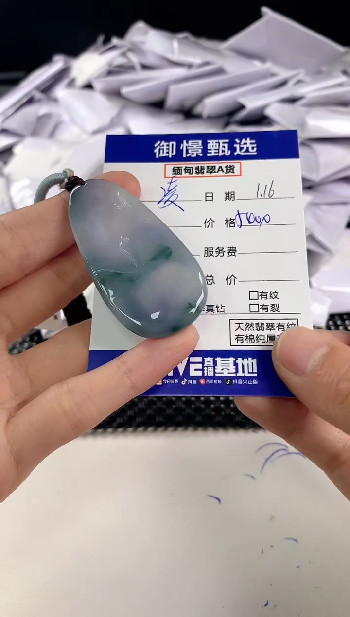 【闪购商品】翡翠颈饰未镶嵌87