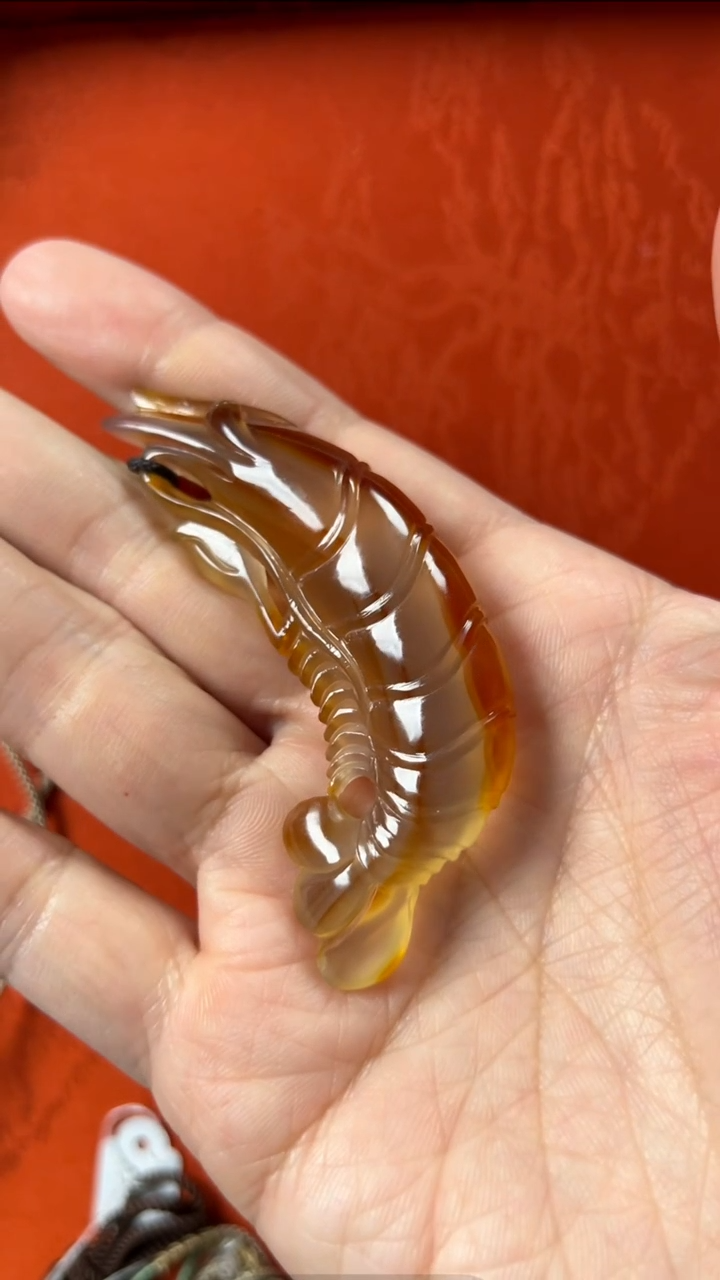 【闪购商品】玛瑙/玉髓挂件·未镶嵌弯弯顺
