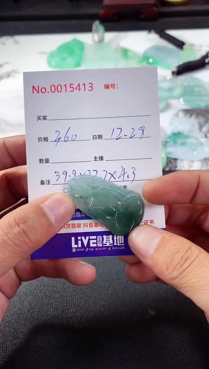 颈饰未镶嵌翡翠素衣