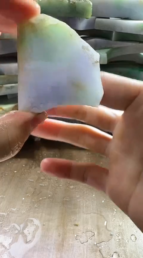 裸石翡翠缅甸翡翠A货花160