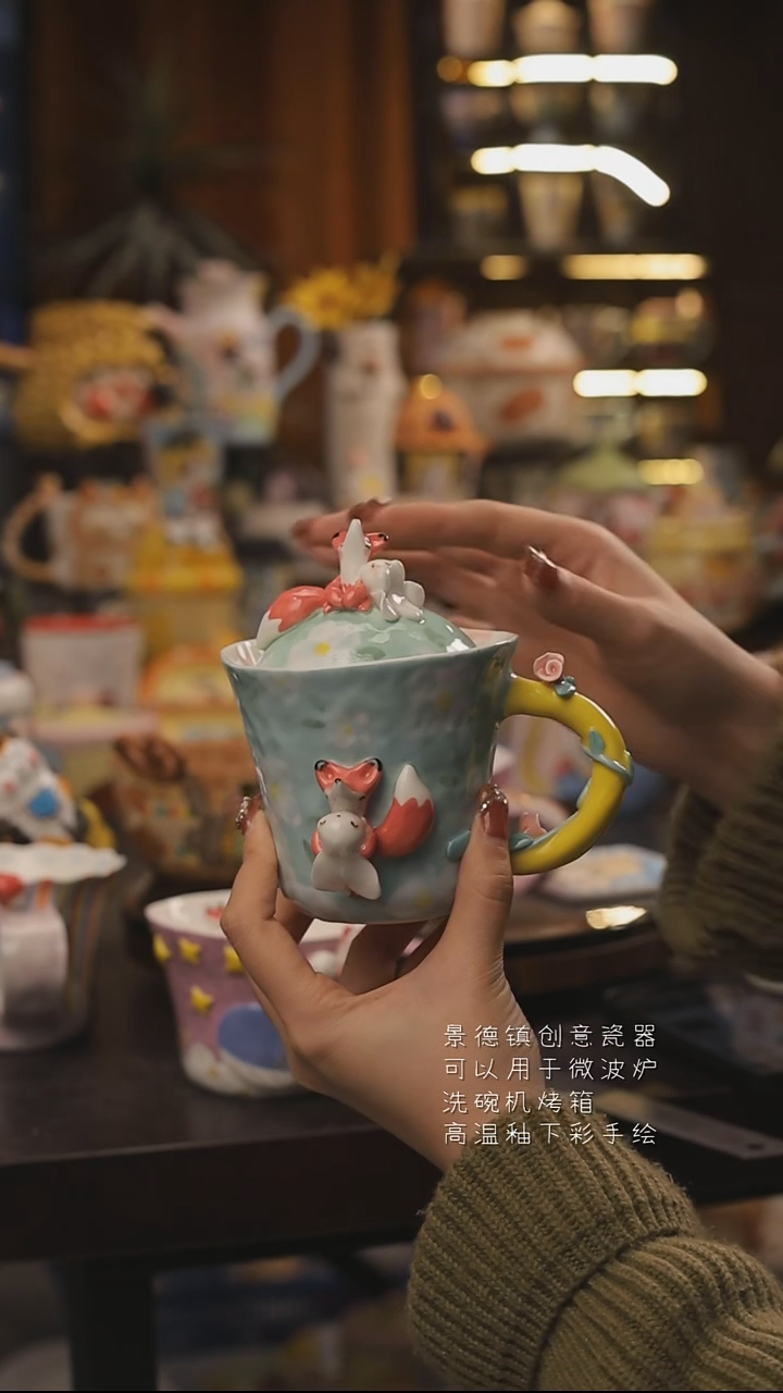 景德镇釉下彩绘设计师款式陶瓷