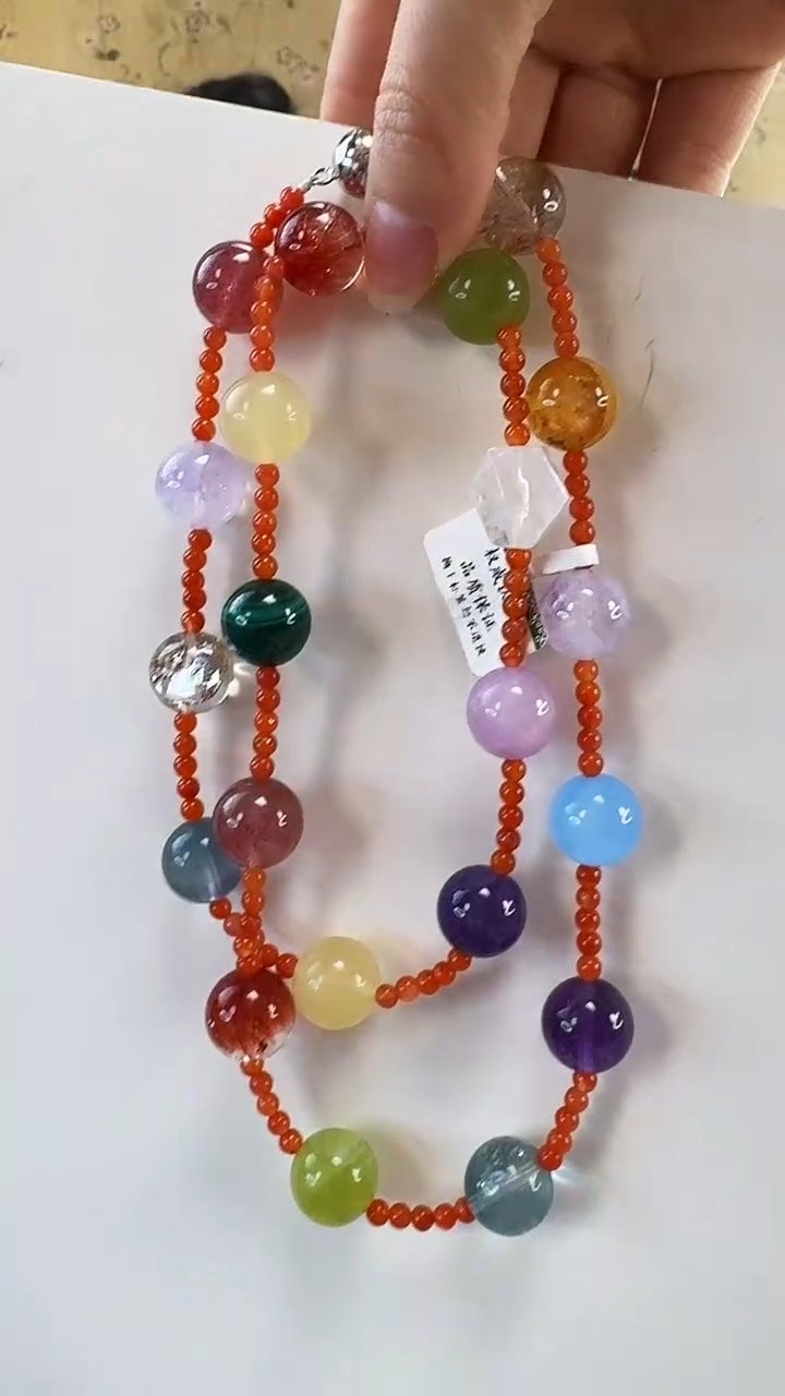 颈饰未镶嵌水晶水晶项链