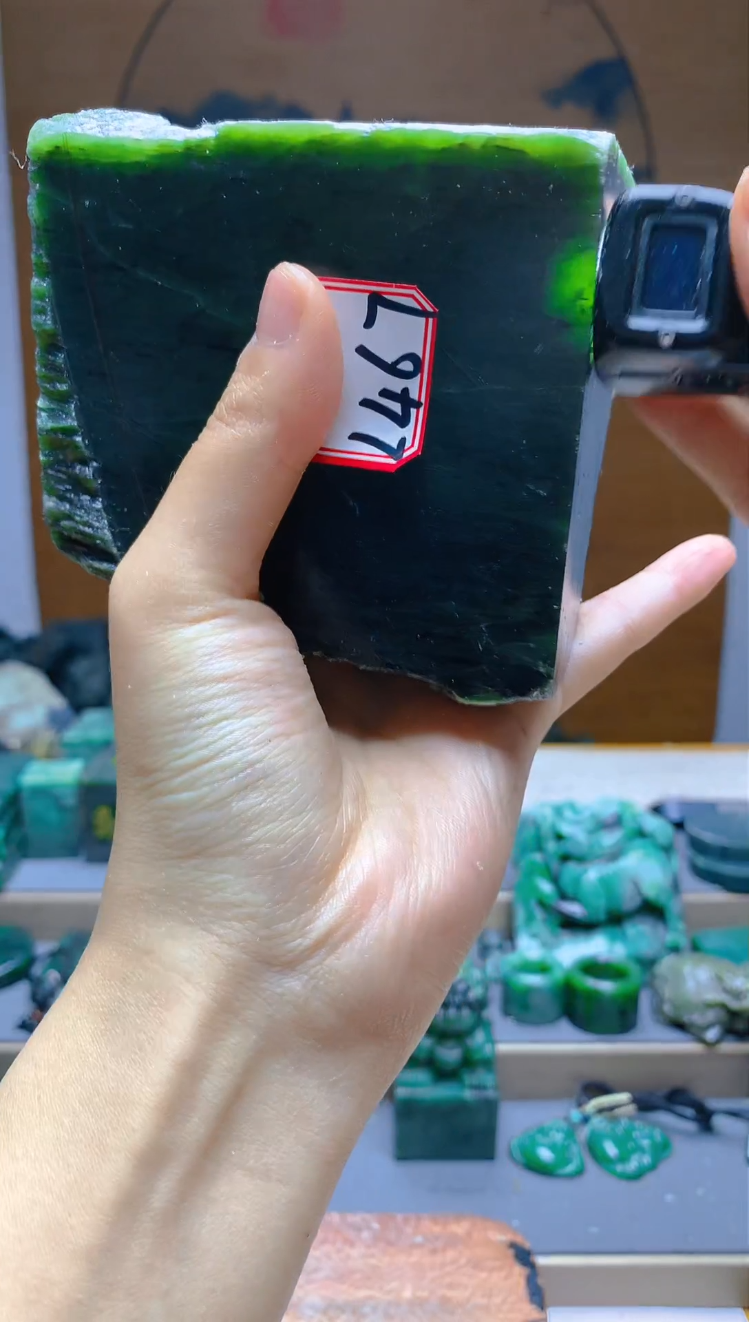 【闪购商品】和田玉（碧玉）珠宝半成品未镶嵌1
