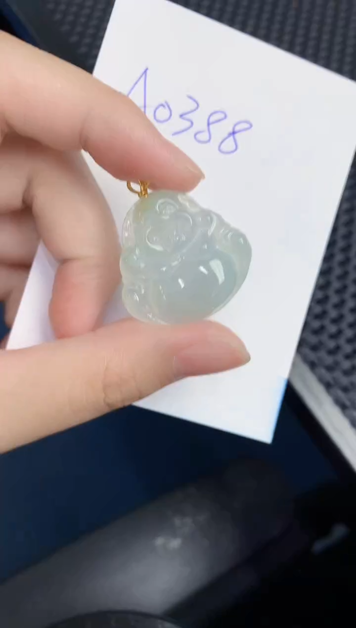 【闪购商品】翡翠颈饰18K金镶嵌0000000000