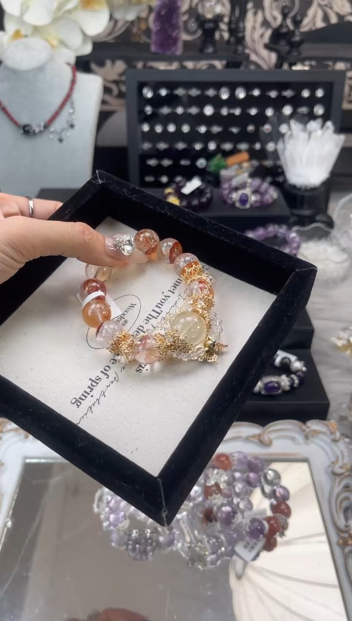 【闪购商品】水晶手链未镶嵌天然水晶 多样性发货