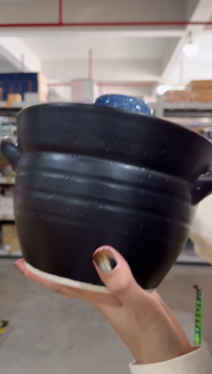 【闪购商品】瓷片星空琉璃土锅 2合