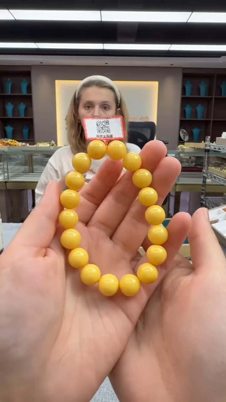 未镶嵌琥珀手链371秒拍号 假一罚三