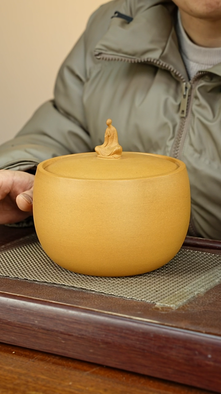 宜兴原矿紫砂茶叶罐