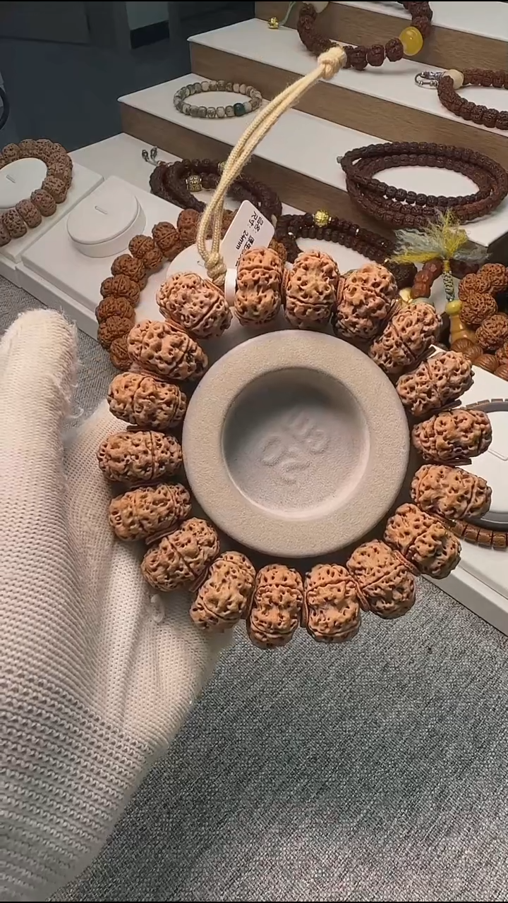 金刚菩提手串原生态夹板24mm