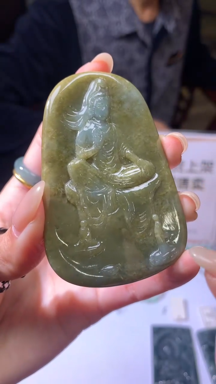 【闪购商品】定制翡翠未镶嵌不退不换CMH1件-A