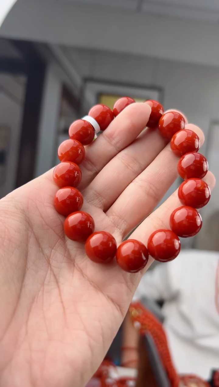 【闪购商品】南红玛瑙单圈未镶嵌@T06340@13MM