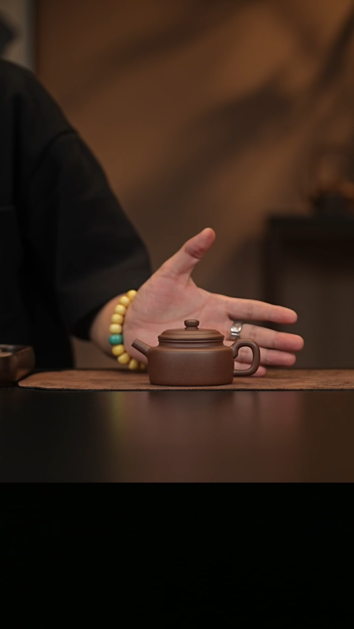 允禾斋  紫砂壶  矮德钟 紫泥