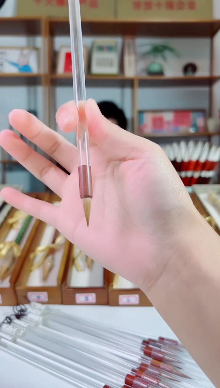 亚克力透明红木斗狼毫小楷2.0