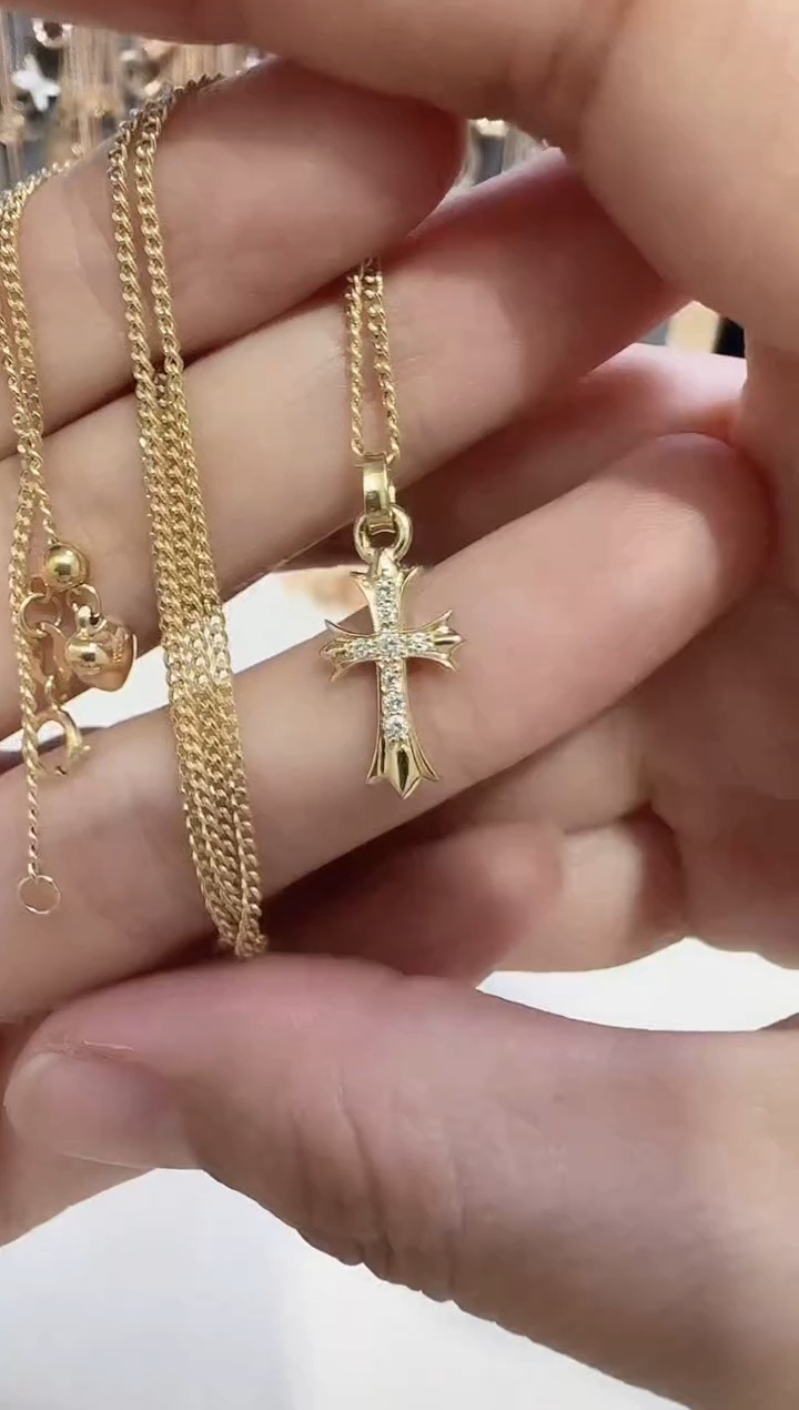 【闪购商品】天然钻石吊坠(不含链)18K金镶嵌多样性发货发其一