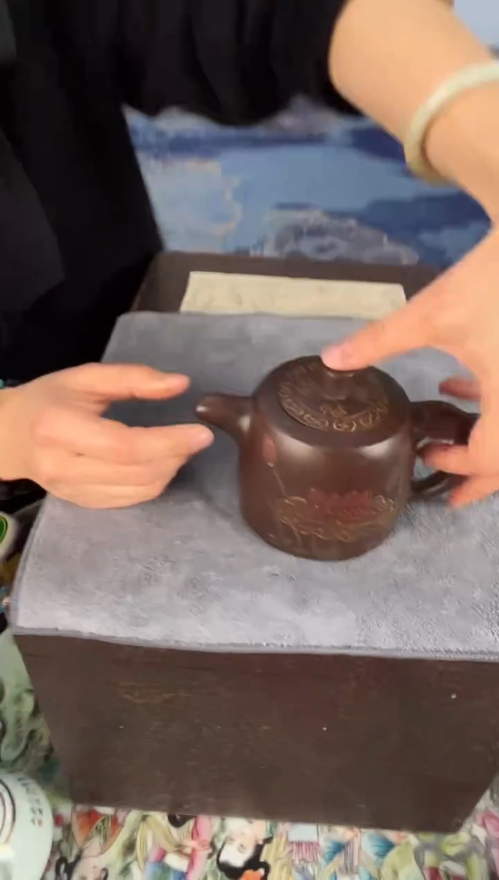 摆件瓷宜兴紫砂壶