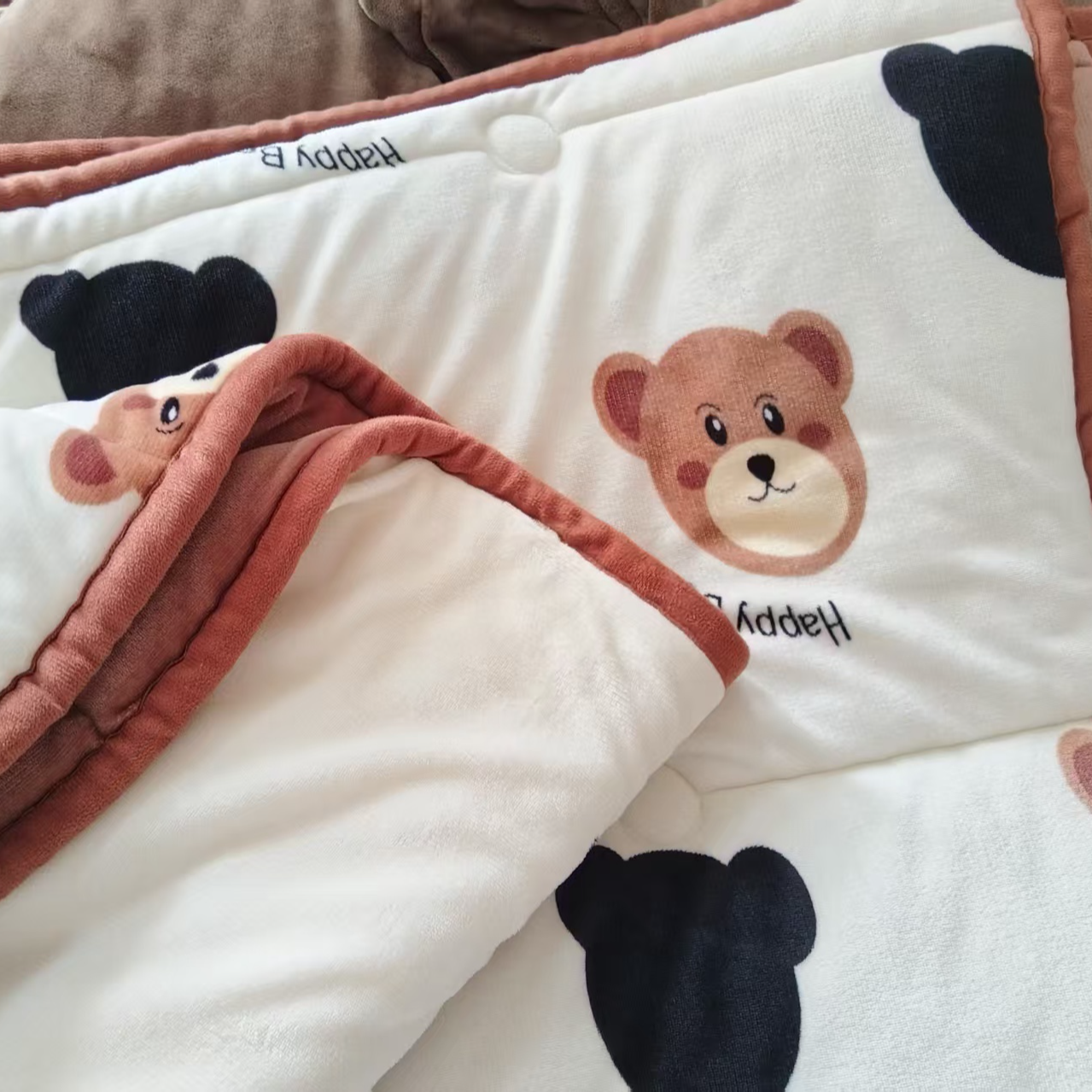 小熊被子  高端保暖被  