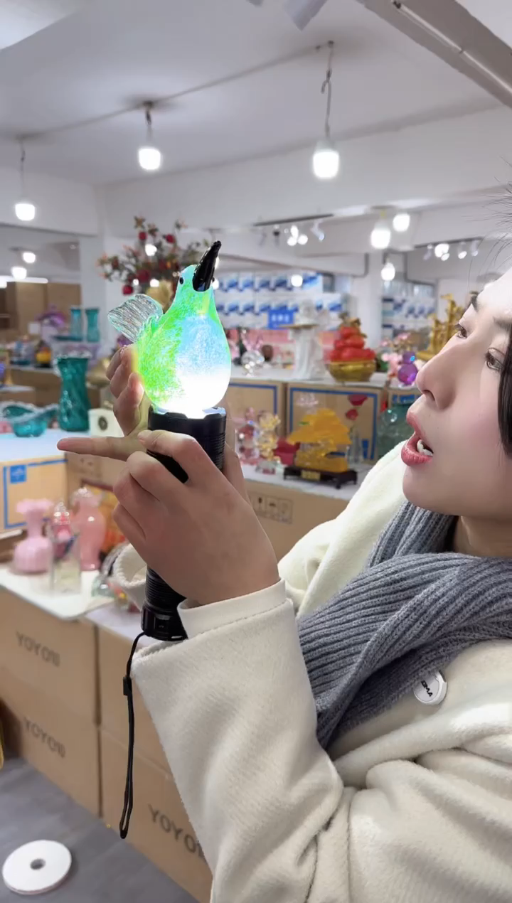 【闪购商品】琉璃瑞鸿花瓶花器早Y-14