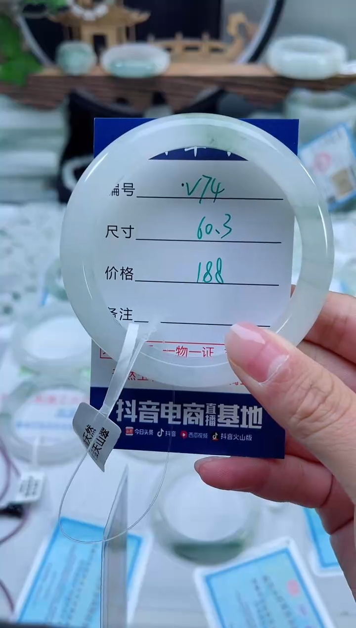 未镶嵌首饰石英质玉（天山翠）74