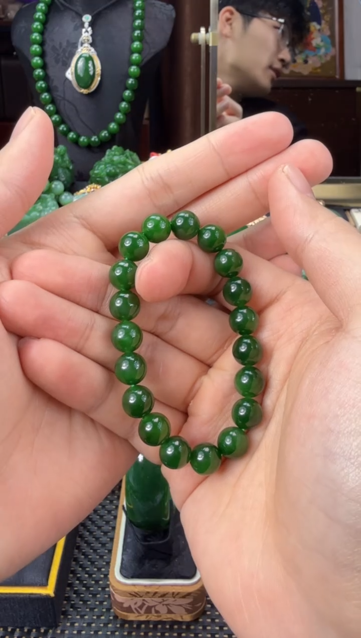 【闪购商品】和田玉（碧玉）手串未镶嵌 