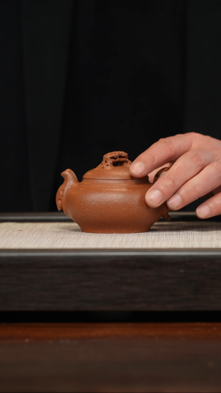 【闪购商品】紫砂茶壶降坡泥云根壶