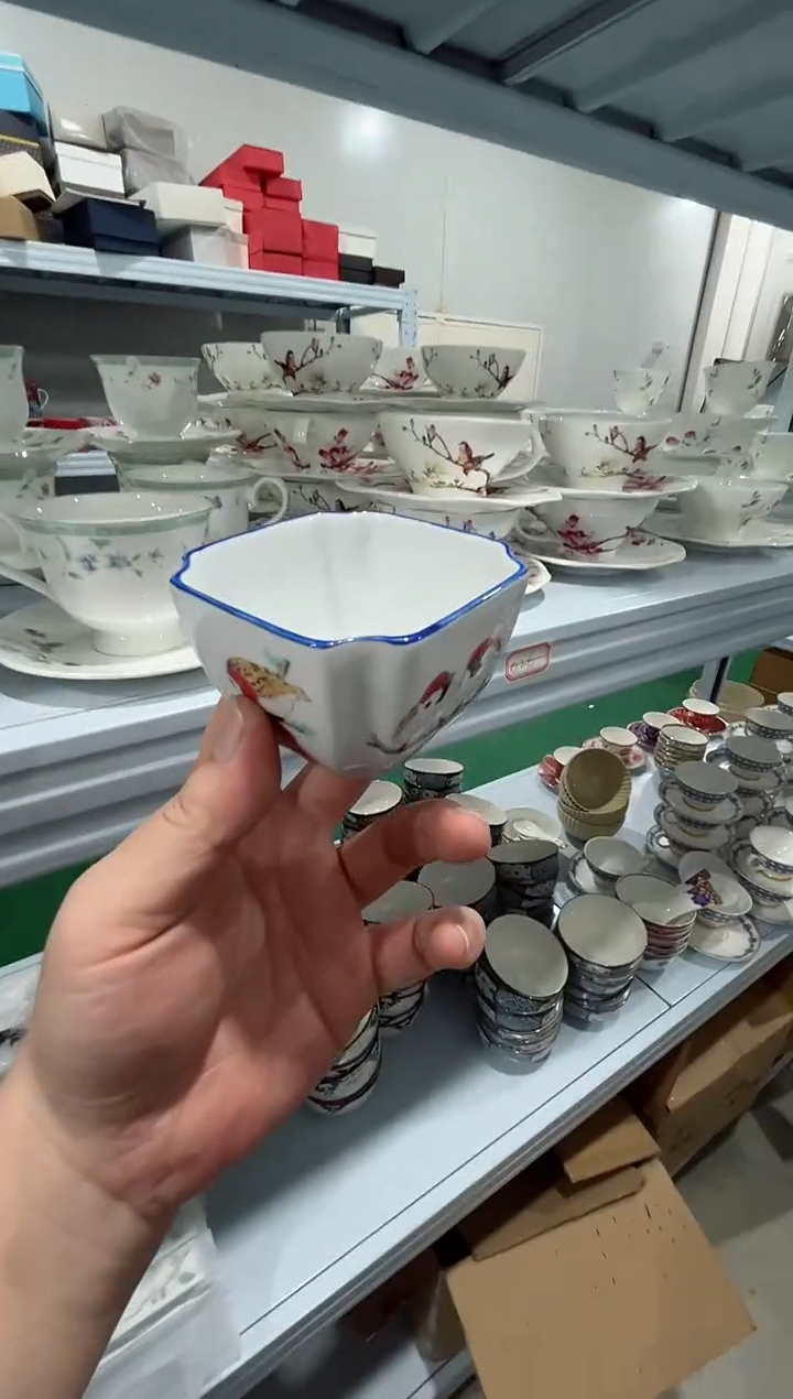 瓷片日用陶瓷（简装）杯子1个