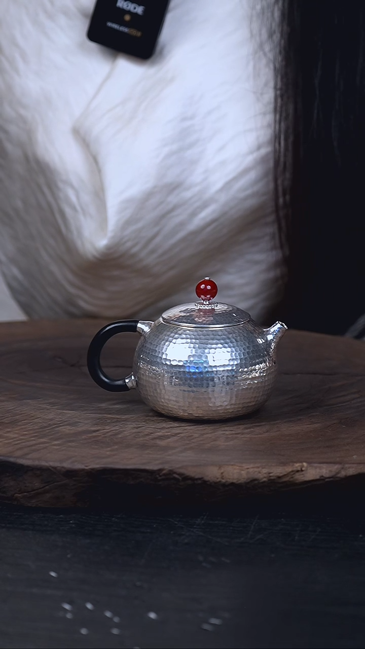 新品手工西施银壶150克  190毫升