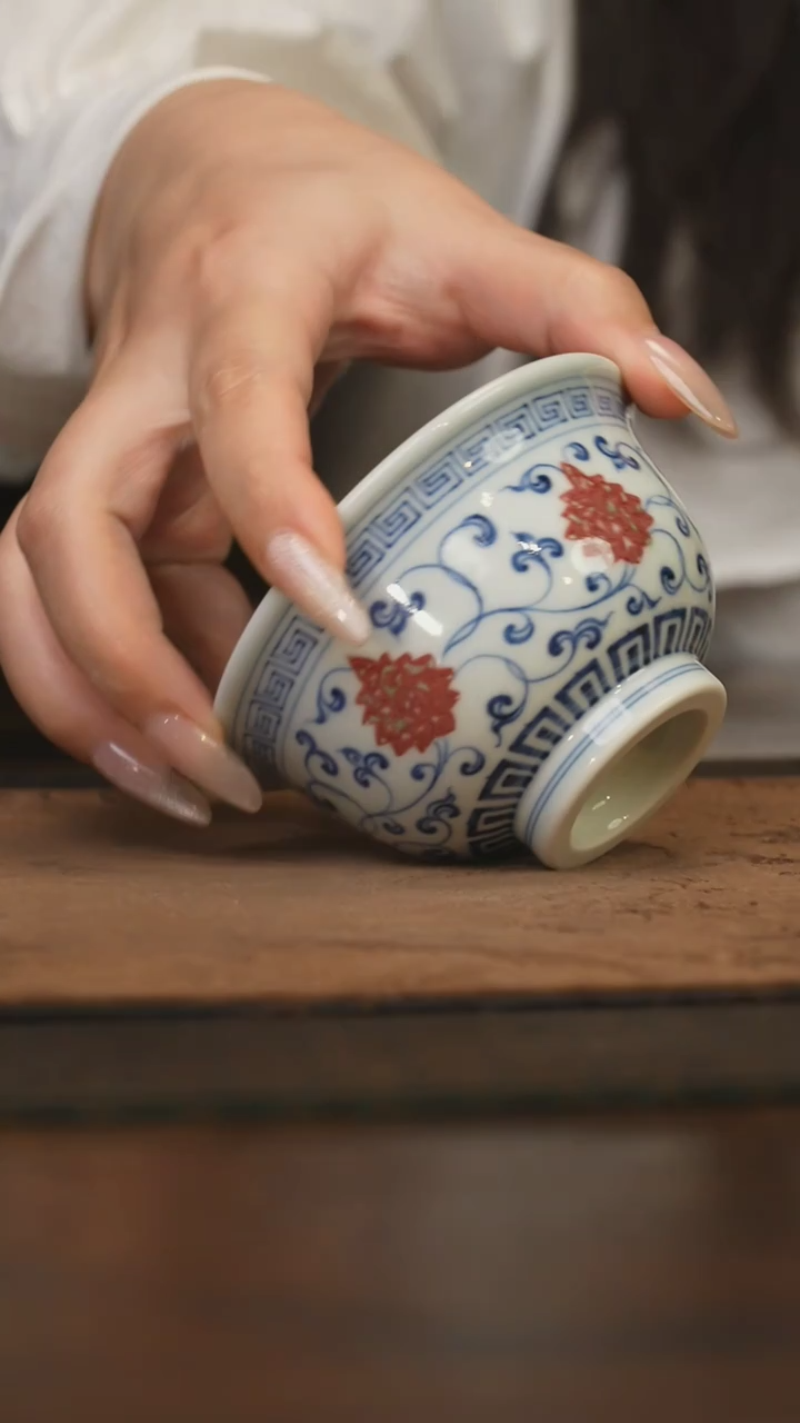 杯柴窑青花破价福利