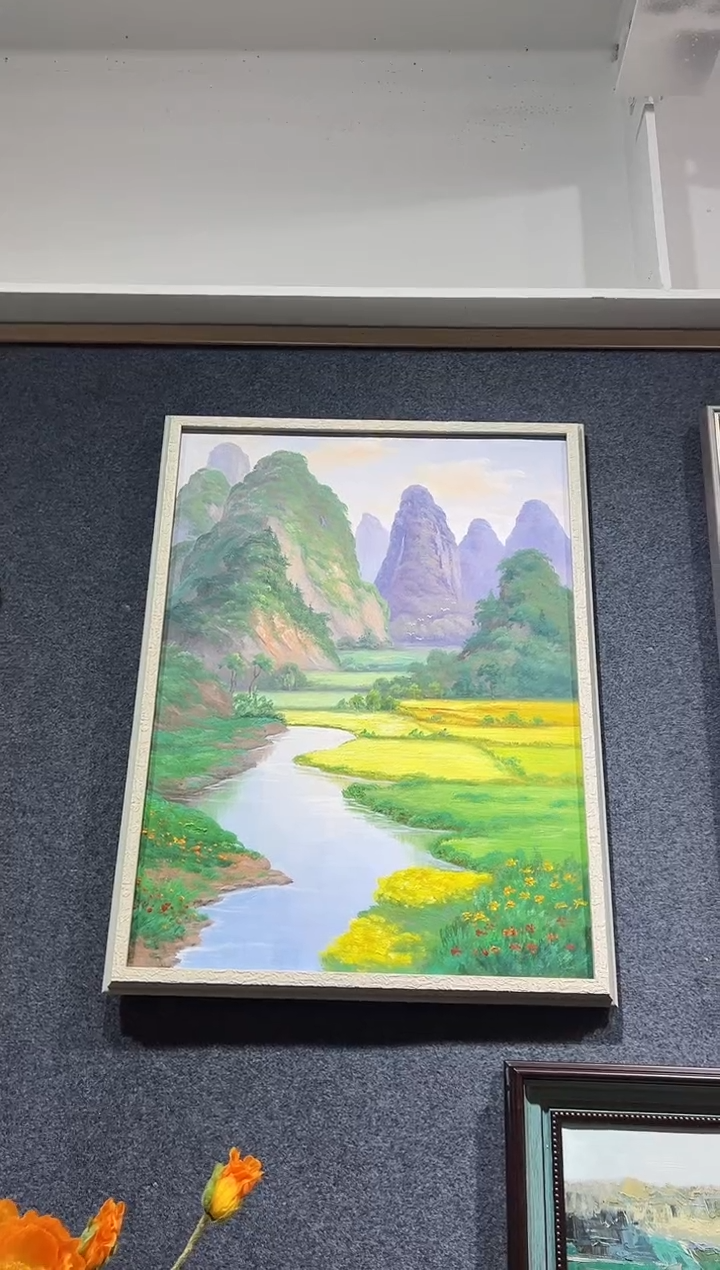 【闪购商品】油画67号 60*80 山水-手绘油画