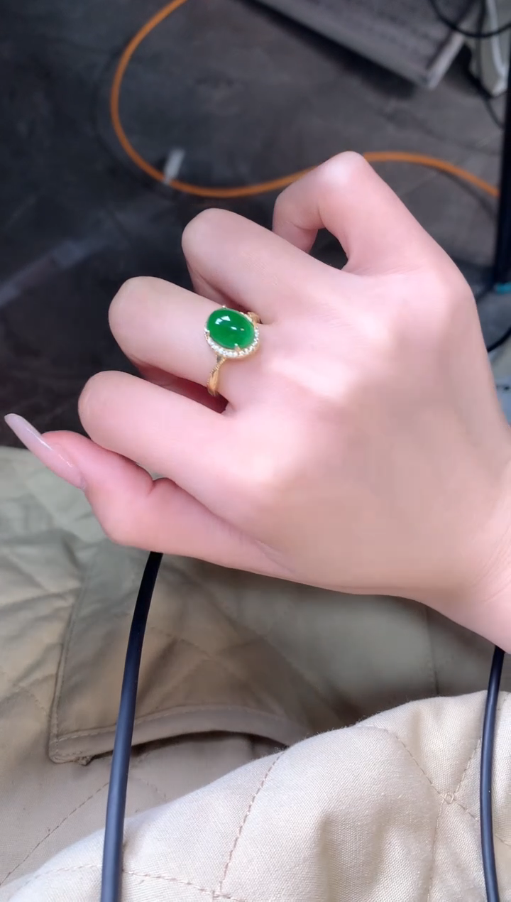 【闪购商品】翡翠戒指银S925镶嵌1231231
