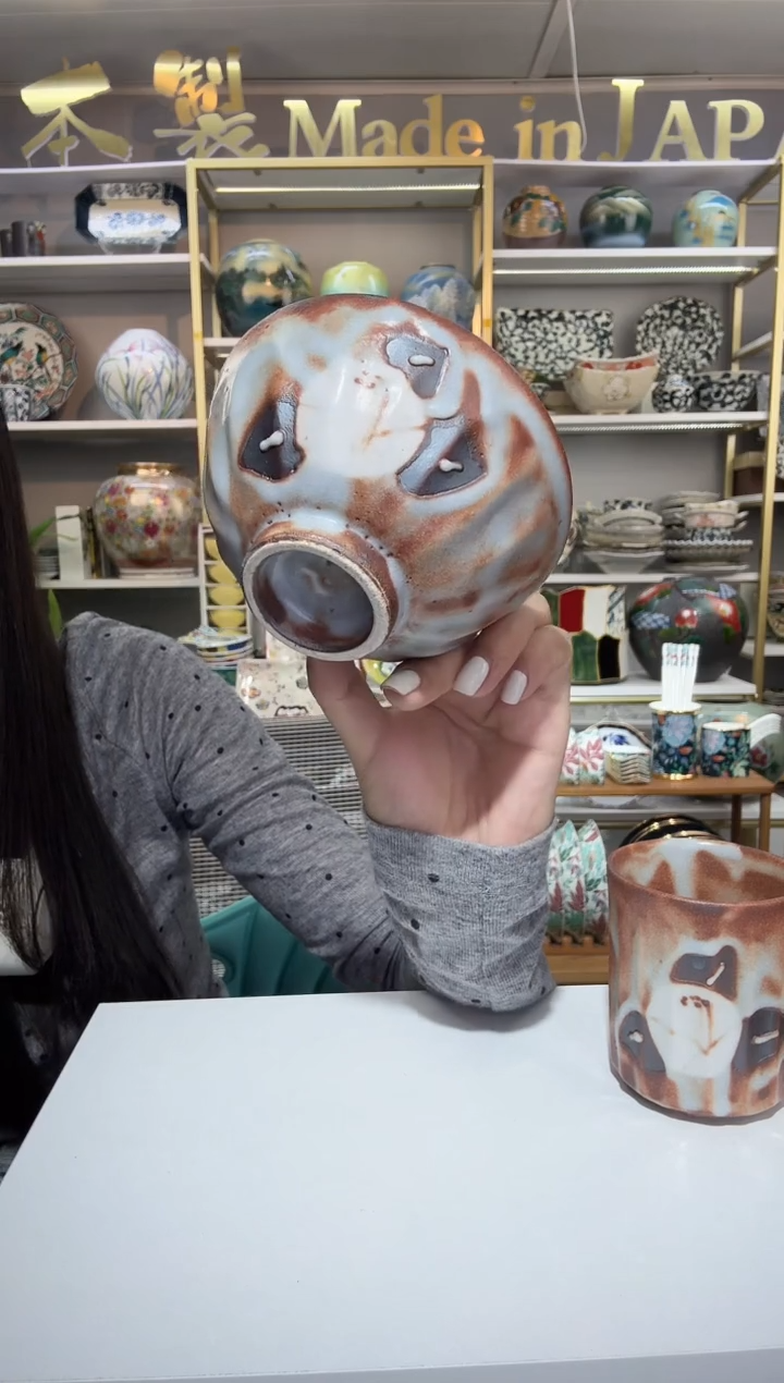 陶瓷志野烧11.5厘米饭碗一只装