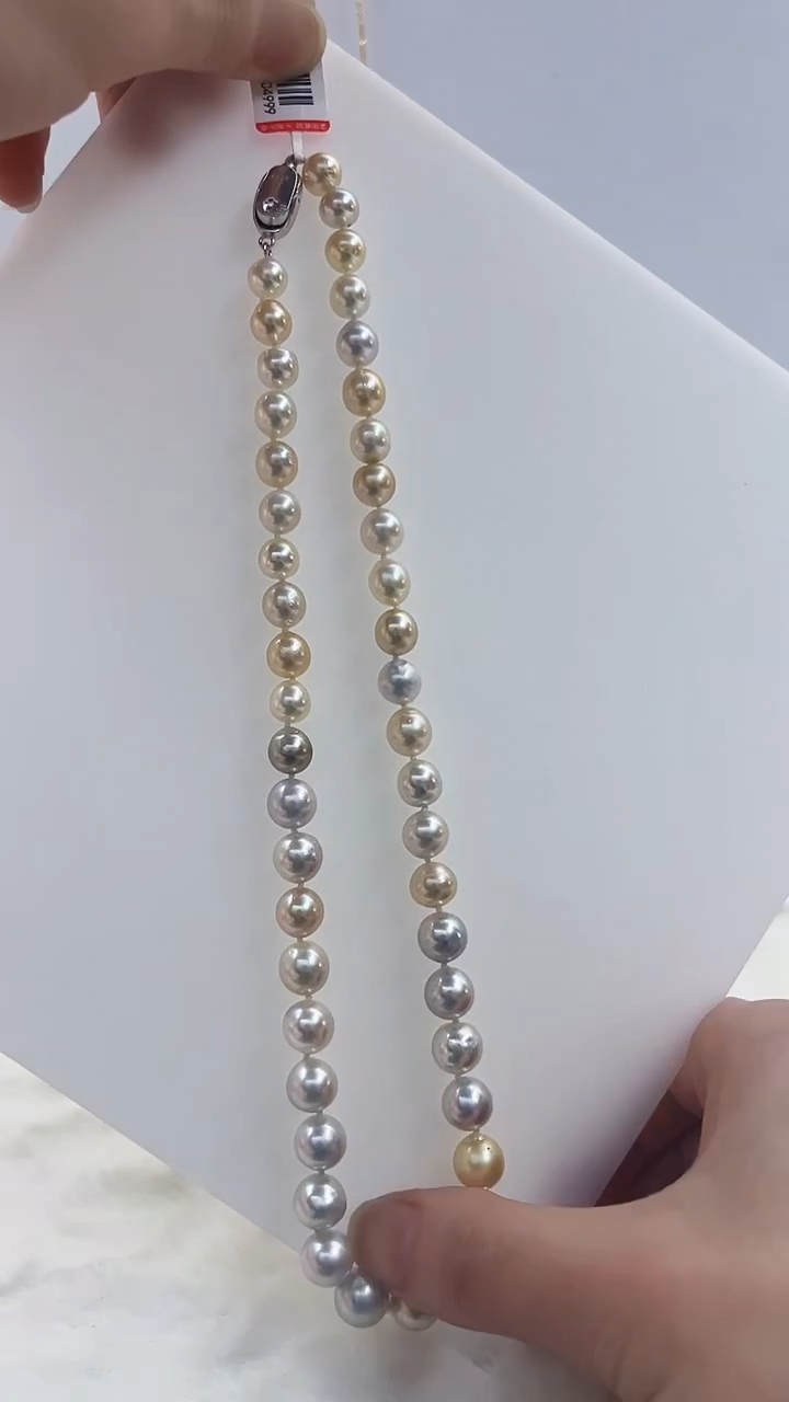 【闪购商品】银S925镶嵌海水珍珠DA项链@@yc334