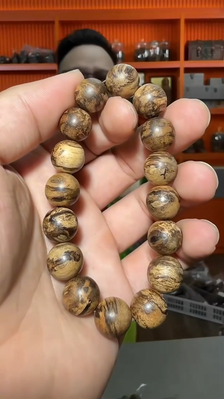 沉香手串89号单圈多样性发一