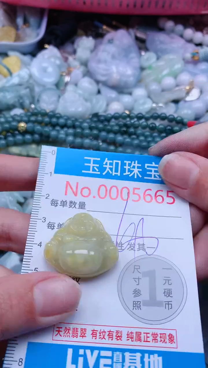 【闪购商品】翡翠吊坠(不含链)未镶嵌5665