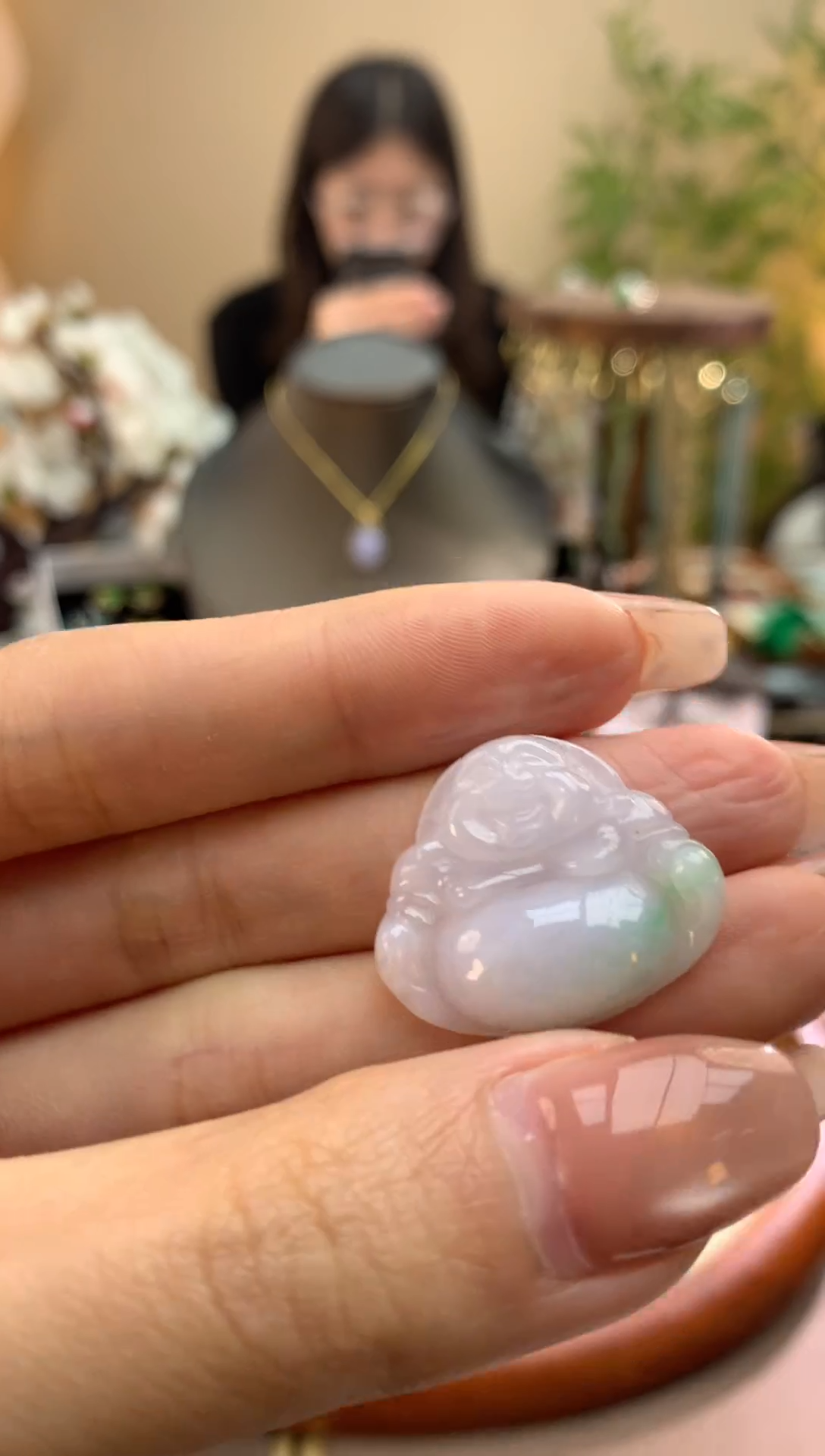 【闪购商品】翡翠颈饰未镶嵌佛公